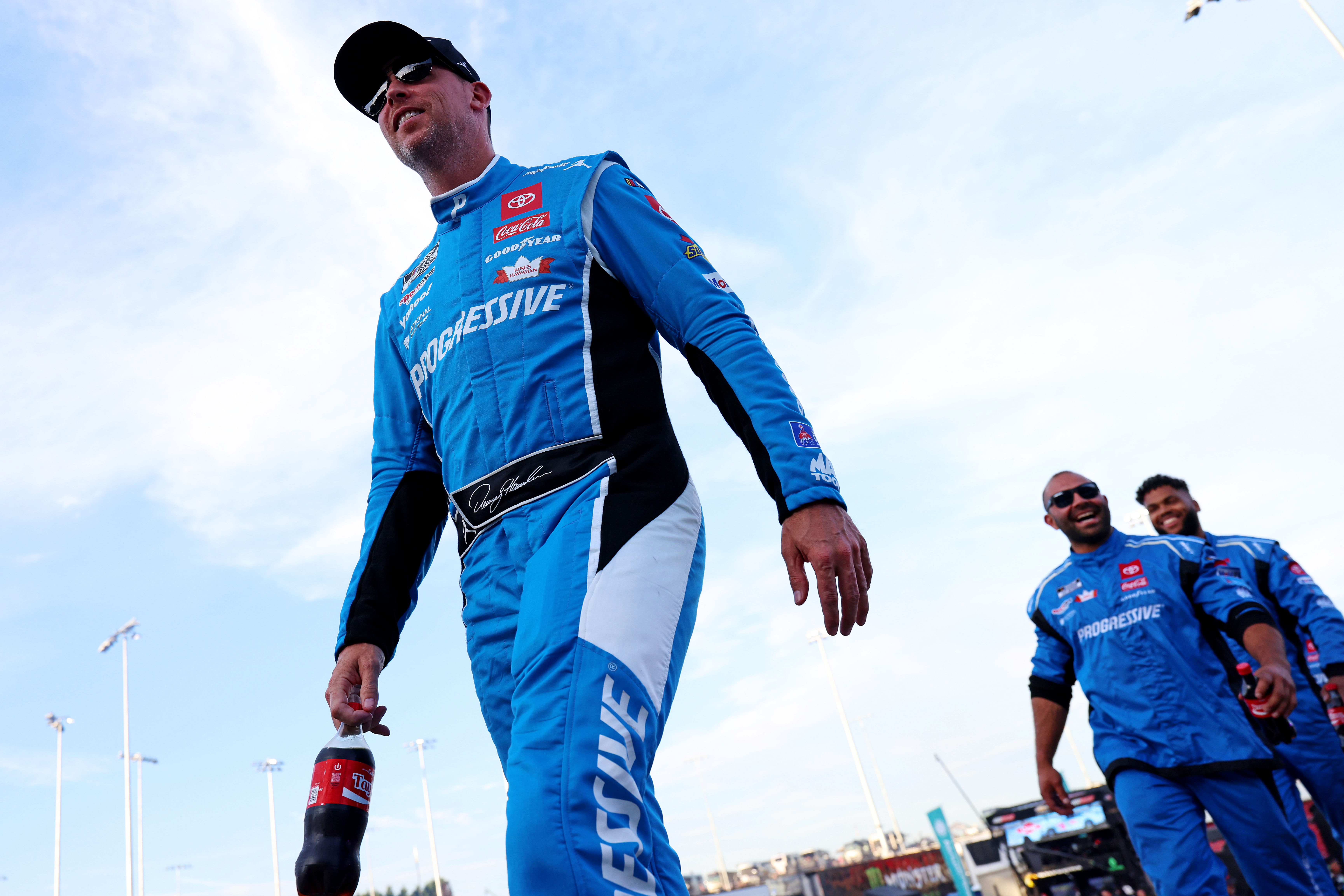 Denny Hamlin at the NASCAR All-Star Race - Source: Imagn